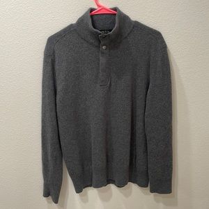 Large Banana Republic Fleece Pullover - Grey/Gray